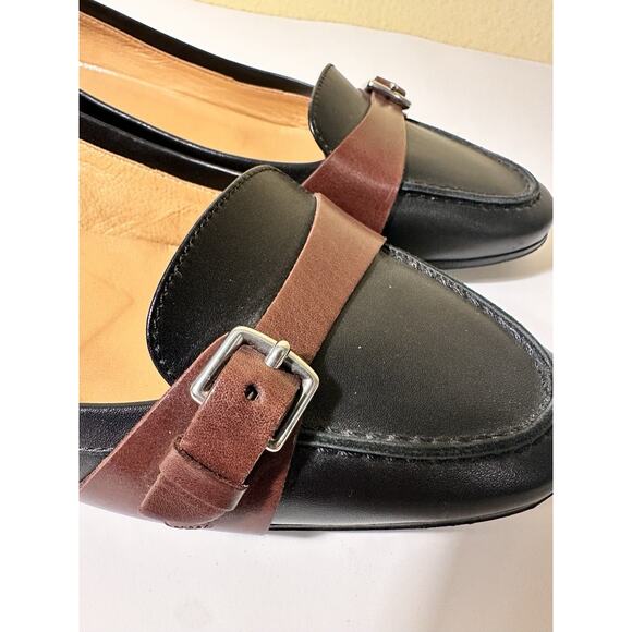 Rare Hermes Leather Kelly Buckle Loafer Women Size 37 US 6.5 Good Cond. W/ Dust - Picture 5 of 16